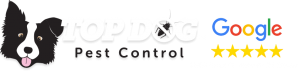 Top Dog Pest Control Logo with Google 5Star